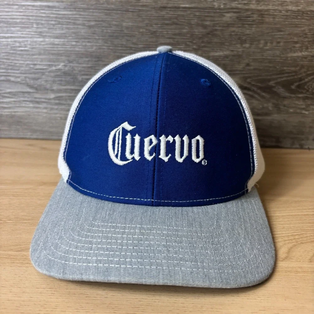 Cuervo Hat Cap Snap Back Blue Trucker Jose Cuervo Outdoors Mens